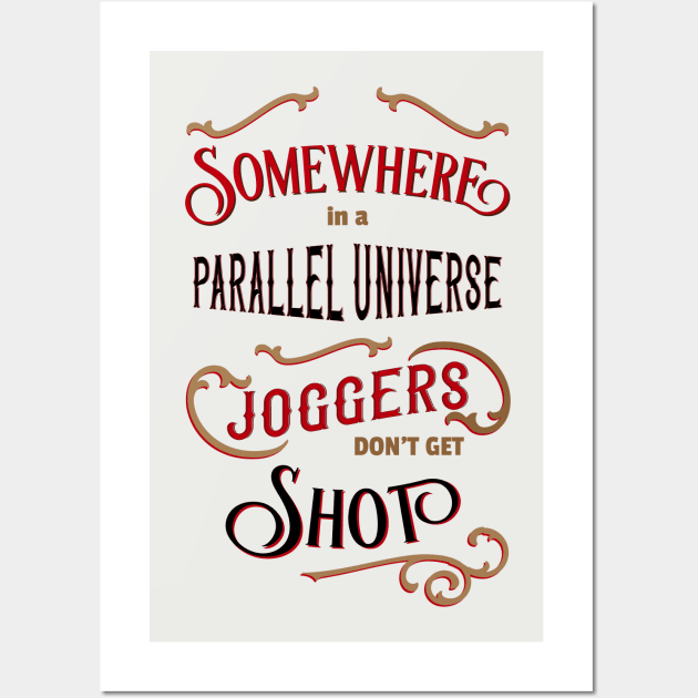 Somewhere in a Parallel Universe - Jogging Wall Art by bluehair